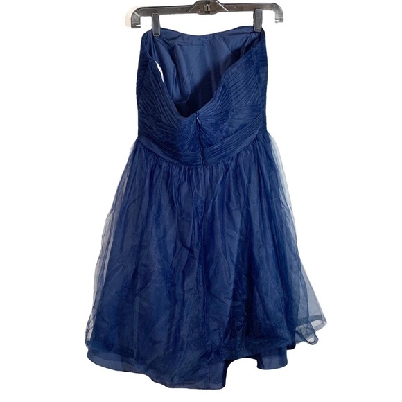David’s Bridal Marine Strapless Bridesmaid Dress Size 10 - Picture 8 of 17